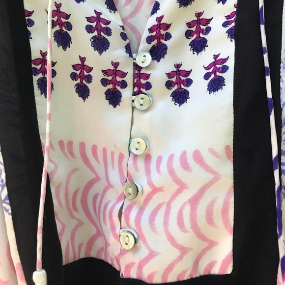 Anthropologie Maeve silk multicolor tunic - Picture 5 of 6